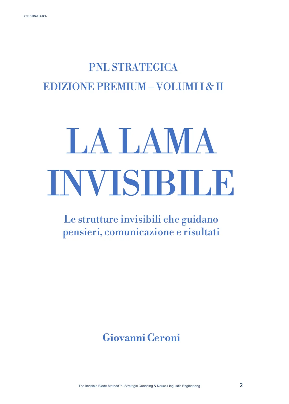 Anteprima, pagina 1 di 14: Frontespizio dell'Edizione Premium