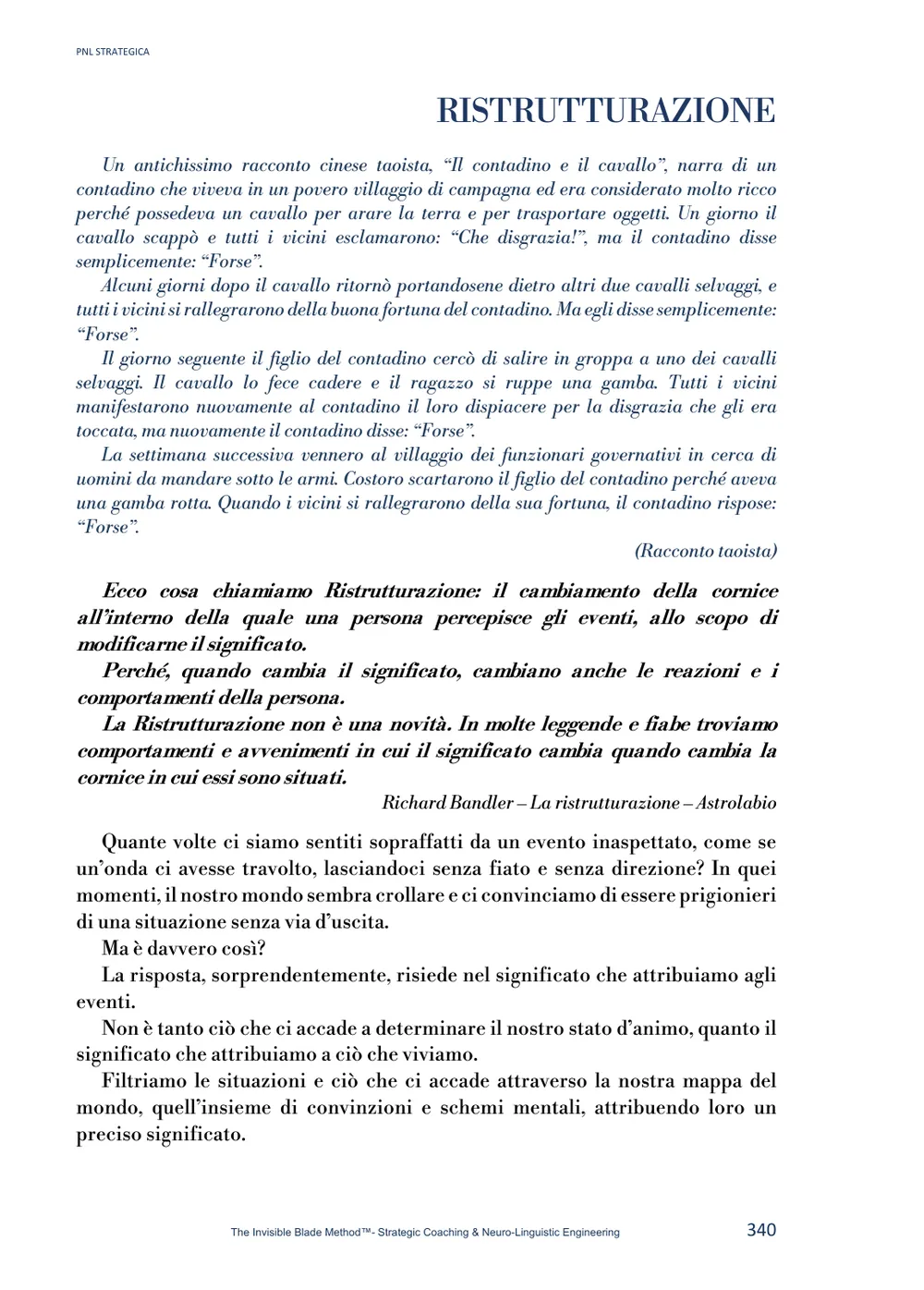 Anteprima, pagina 12 di 14: Volume II: la ristrutturazione