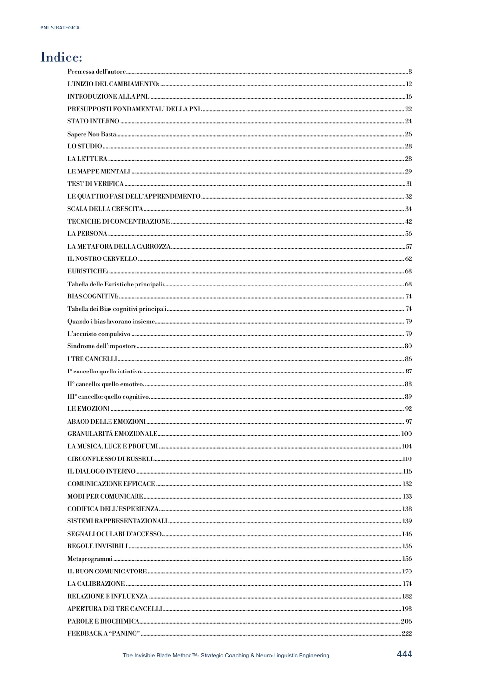 Anteprima, pagina 13 di 14: Indice dell'Edizione Premium